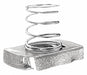 Spring Nut Steel Overall W 1 1/4in PK25
