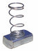 Spring Nut Steel Overall W 1 3/8in PK25