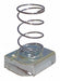 Spring Nut Steel Overall W 1 3/8in PK25