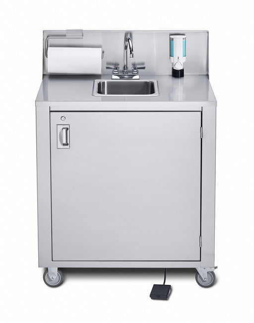 Portable Hand Sink Silver