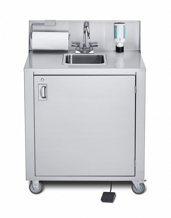 Portable Hand Sink Silver