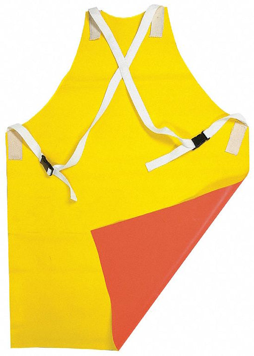 Flame-Resistant Ins. Apron Ylw/Orng 42In