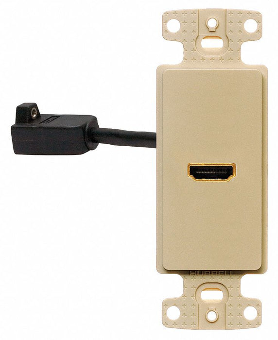 Video Wall Plate and Jack HDMI Ivory