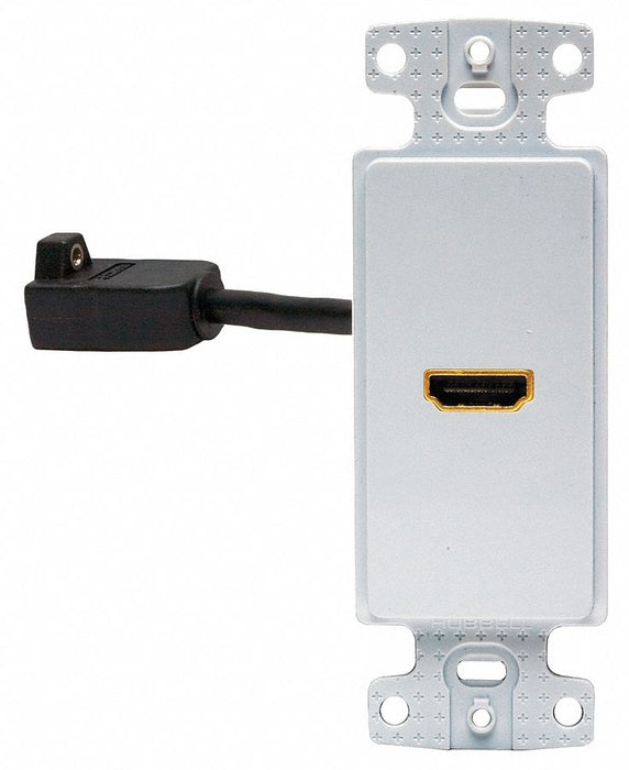 Video Wall Plate and Jack HDMI White