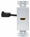Video Wall Plate and Jack HDMI White