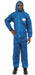Hooded Coverall Elastic Blue 3XL PK25