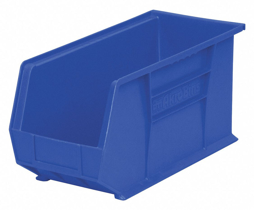 F8694 Hang and Stack Bin Blue Plastic 9 in