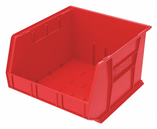 F8693 Hang and Stack Bin Red Plastic 11 in