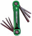 Torx Key Set Folding Shape 2 in to 3 in