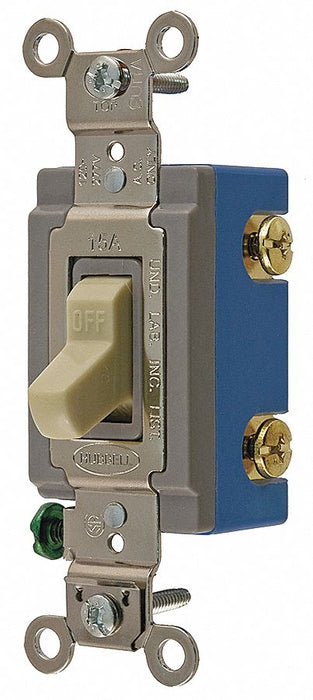Wall Switch Ivory 15 A Back Side 3-Way