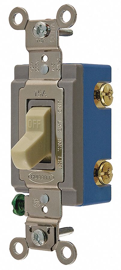 Wall Switch Ivory 15 A Back Side 4-Way