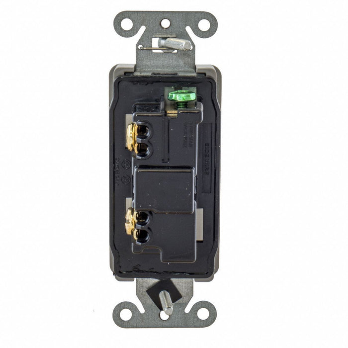 Wall Switch Gray 20A Back Side SnglPole