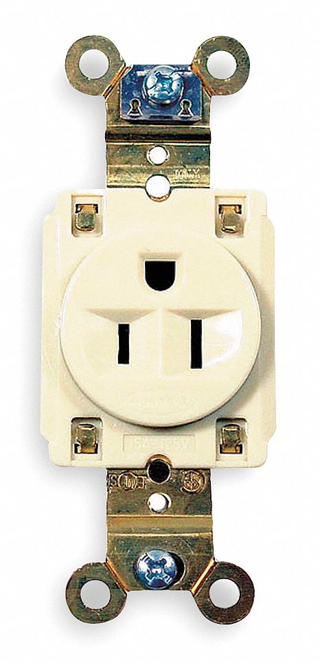 Recept Ivory 15 A 2P3W Back Side 1PK