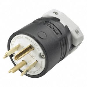 Straight Blade Plug Blk 30 A Stnd 14-30P