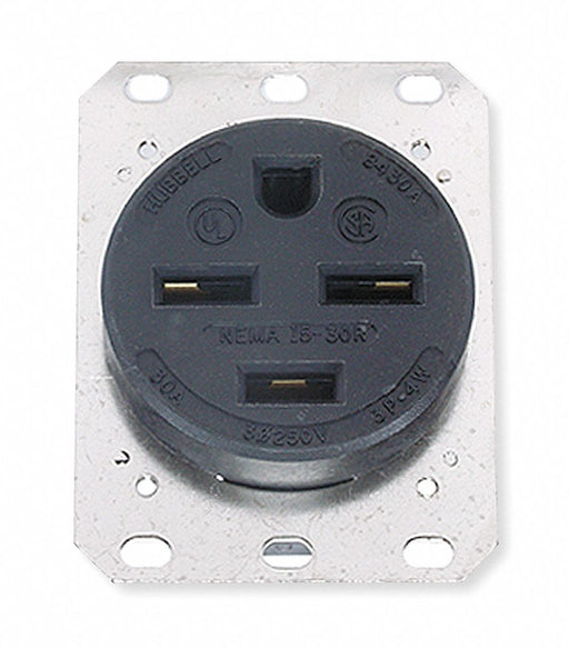 Recept Black 30 A 3P4W Back Side 1PK