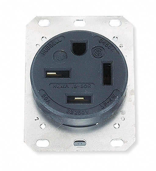 Recept Black 50 A 3P4W Back Side 1PK