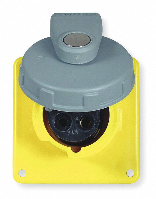 WT Pn Slv Rec Blue 20A 2Pl Single 125VAC