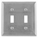 Tgl Switch Wll Plt Stnd Silver 2Gng Brsh