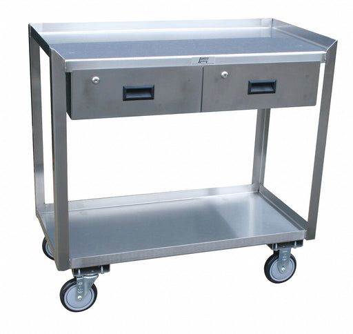 Mobile Workstation SS 36 L 18 W 2 Shelf