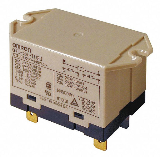 H8129 Enclosed Power Relay 4 Pn 240VAC SPST-NO
