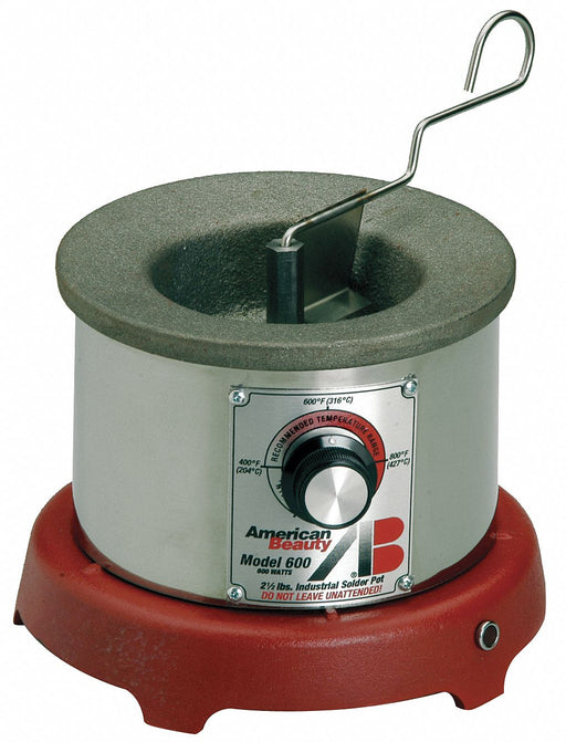 AMERICAN BEAUTY 600W Round Solder Pot