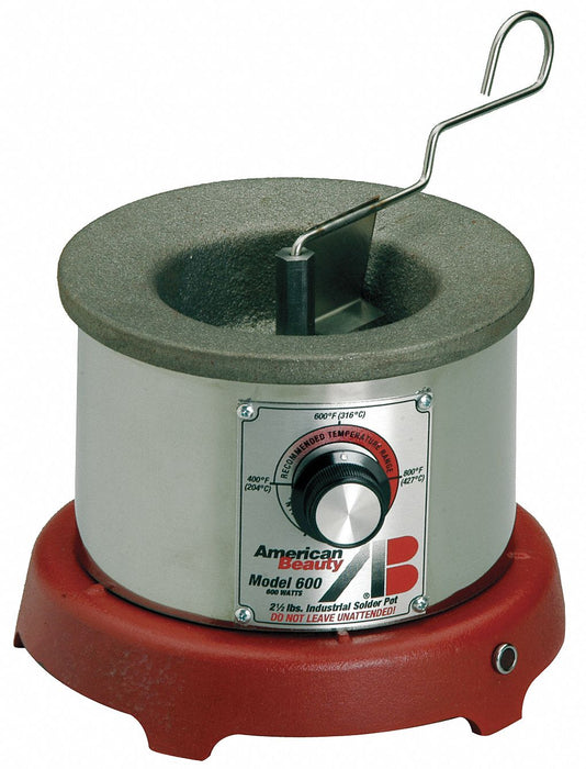 AMERICAN BEAUTY 600W Round Solder Pot