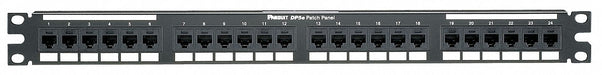 Patch Panel Cat 5e Rack Mt 24 Port