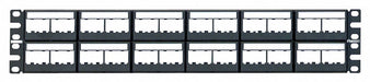Patch Panel Mini-Com Rack Mt 48 Port