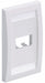 Wall Plate Single Gang 2 Ports White