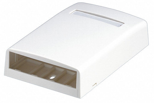 Surface Mount Box Mini Com 4Port Off Wht