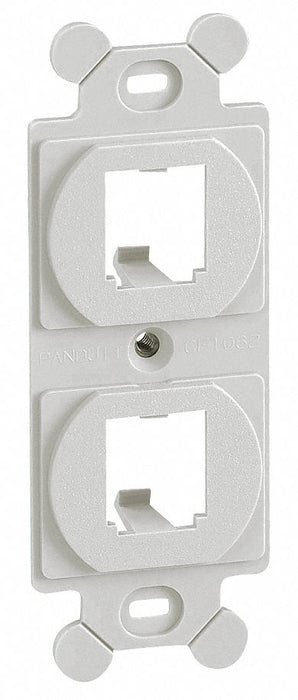 106 Module Frame Mini Com 2 Port Off Wht