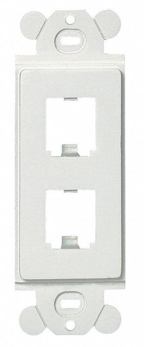 GFCI Module Frame Mini Com 2 Port White