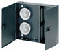 Fiber Enclosure 10.18in H 2.32in D Black