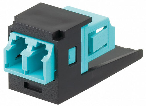 Adapter Multimode Duplex LC Fiber Black