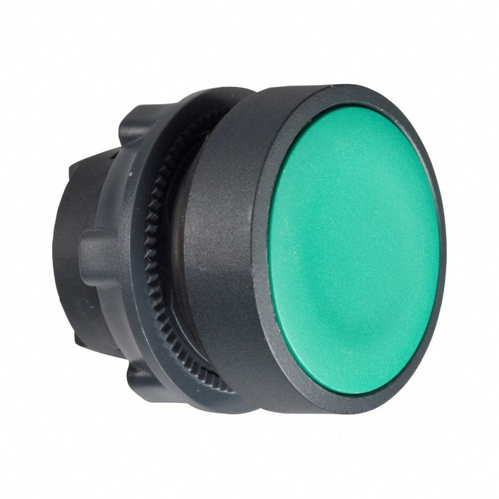 H6990 Flush Push Button Green Non-Illum 22mm
