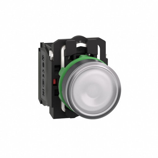 IllumPushButton FullVolt White 1NO/1NC