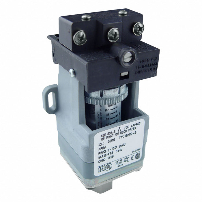 PressureSwtch 5-250psi Diaphragm 1NO/1NC
