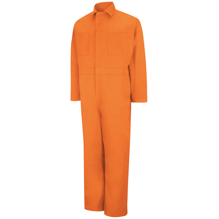 Twill Action Back Coverall with Chest Pockets