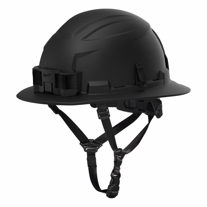 BLACK FULL BRIM HELMET CLASS E