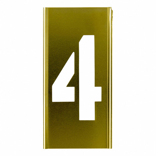 Individual Stencil Number Brass