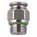 Strt SS Push-Fit 8 mm MBSPP 1/8 in