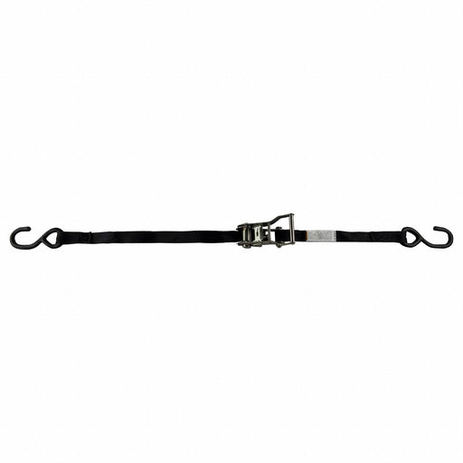 M6872 Tie Down Strap S-Hook Black