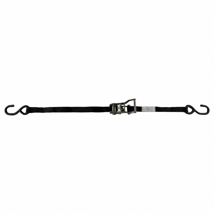M6872 Tie Down Strap S-Hook Black