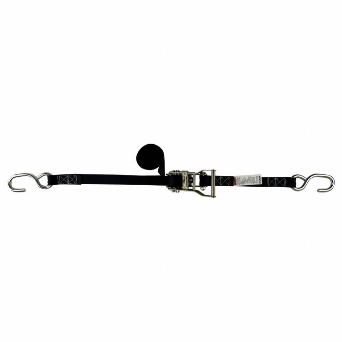 M6873 Tie Down Strap S-Hook Black