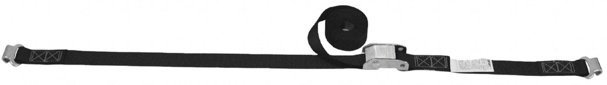 M6918 Tie Down Strap Flat-Hook Black