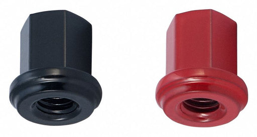 Nut Black Red Screw PK10