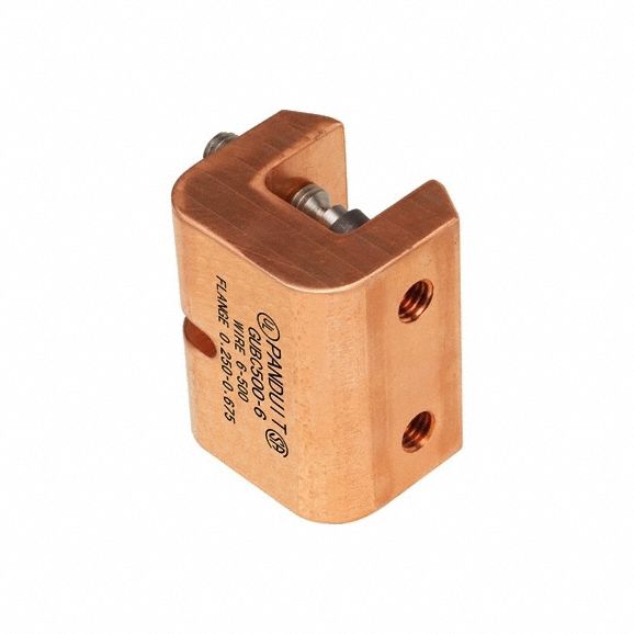 Ground Beam Clamp Copper 3.15625 in L