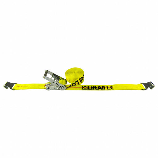 Tie Down Strap Flat-Hook Yellow