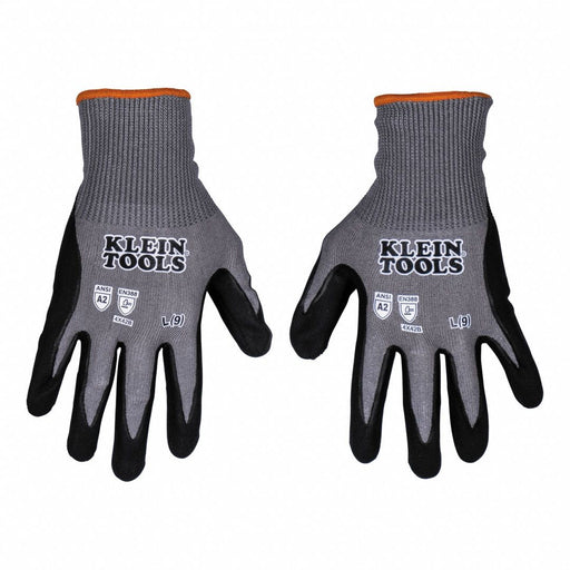 Knit Dipped Gloves Cut Level A2 L PK2
