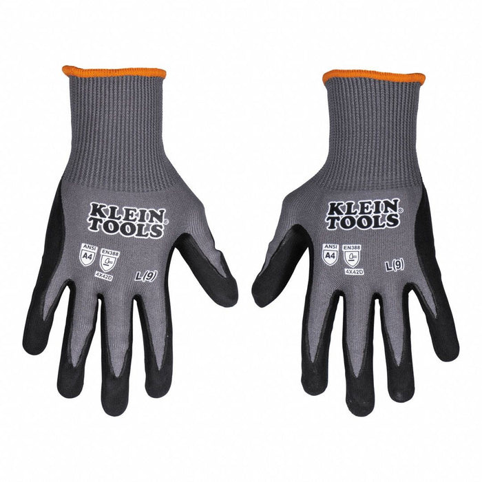 Knit Dipped Gloves Cut Level A4 M PK2
